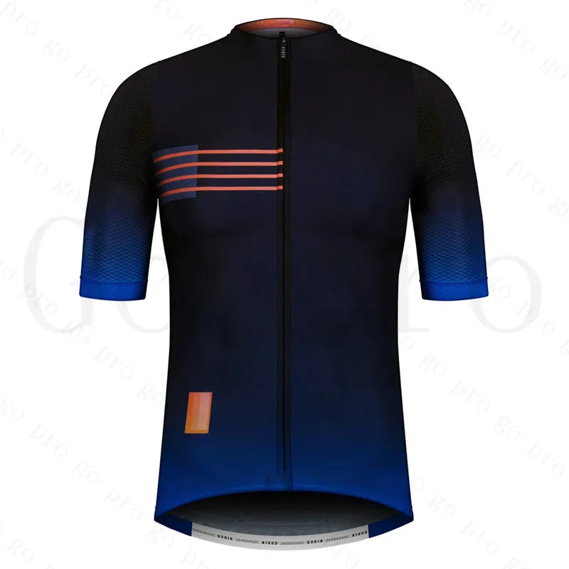 Summer High Quality 2025 New Team Men Cycling Jersey Clothing Black Short Sleeve Breathable Quick Dry Cycle Jersey Clothes Spain