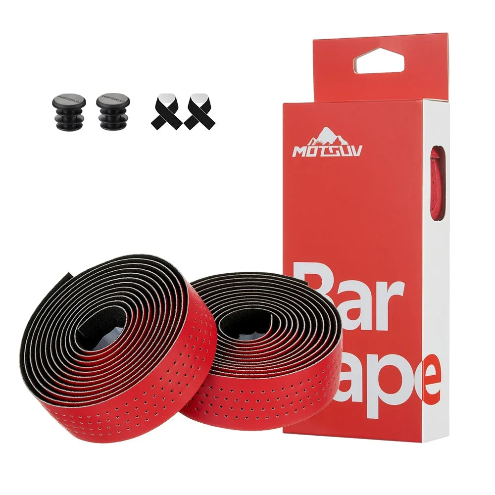 MOTSUV-Road Bike Handlebar Tape, Bar Tapes,Soft, Anti-Vibration Wrap Tape, Durable Bar Bartape, Anti-Slip MTB Bike Accessory NEW