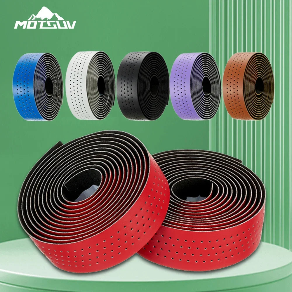 MOTSUV-Road Bike Handlebar Tape, Bar Tapes,Soft, Anti-Vibration Wrap Tape, Durable Bar Bartape, Anti-Slip MTB Bike Accessory NEW
