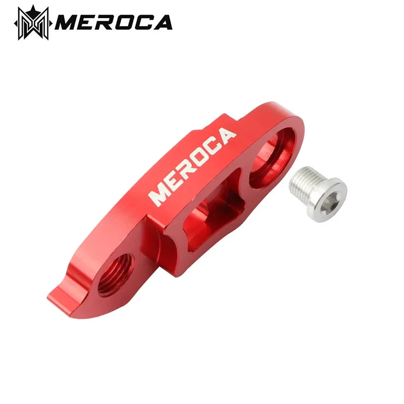 MEROCA Bicycle Rear Derailleur Hanger Extension Aluminum Alloy Speed Change Frame Gear Tail Hook Extender 40-56T Large Flywheel