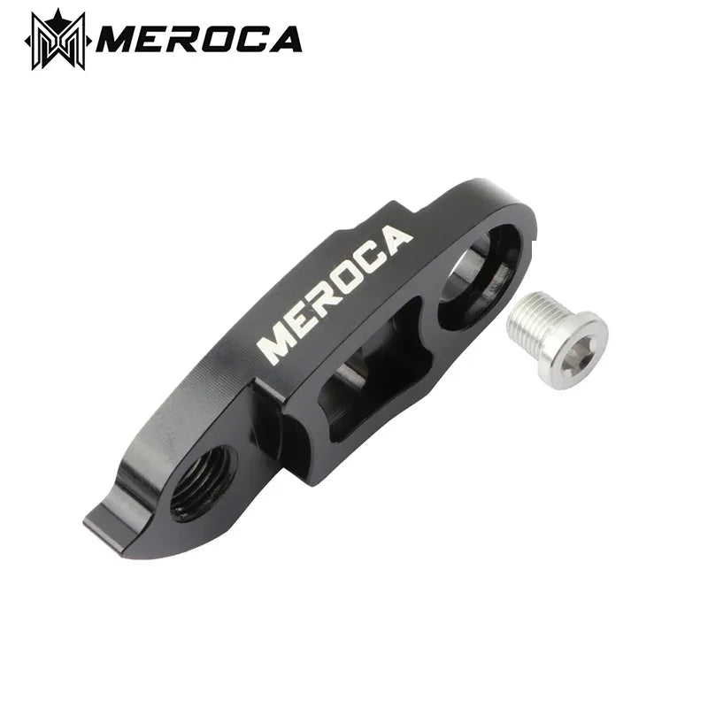 MEROCA Bicycle Rear Derailleur Hanger Extension Aluminum Alloy Speed Change Frame Gear Tail Hook Extender 40-56T Large Flywheel