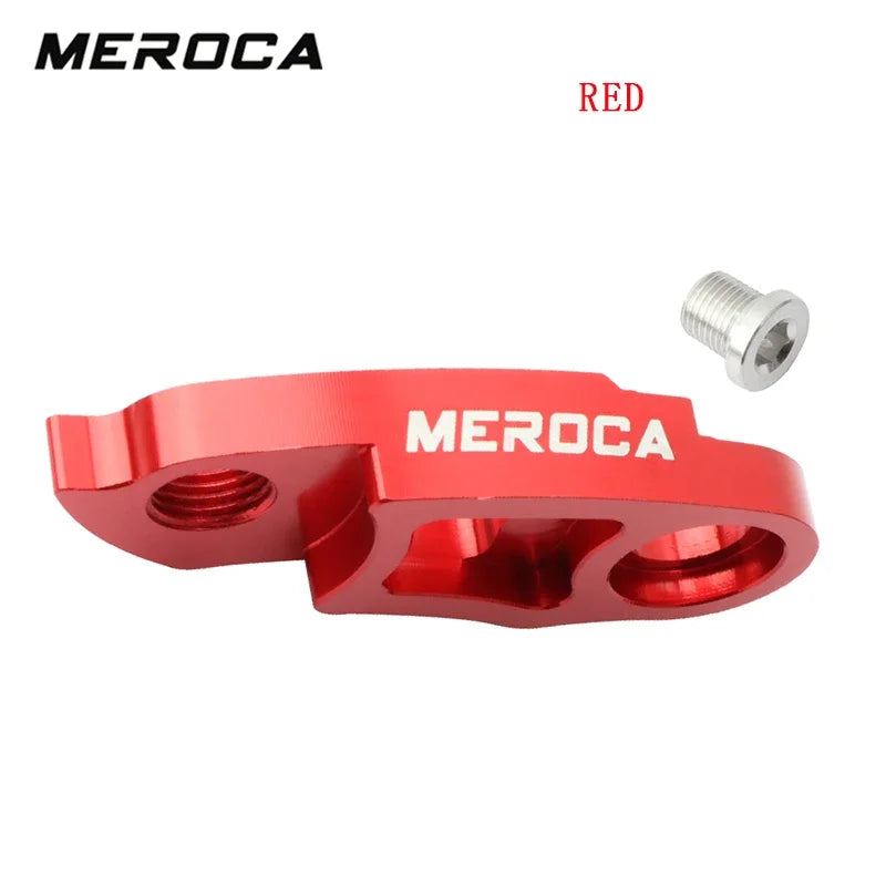 MEROCA Bicycle Rear Derailleur Hanger Extension Aluminum Alloy Speed Change Frame Gear Tail Hook Extender 40-56T Large Flywheel